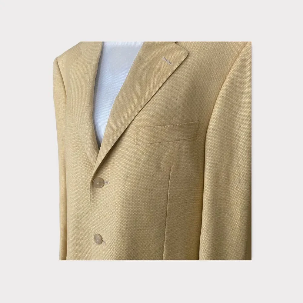 Vintage Wool Ermenegildo Zegna High Performance Mens Sport Suit Jacket